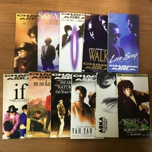 CHAGE & ASKA 短冊CD 11点セット◇SAY YES/YAH YAH YAH/HEART/めぐり逢い/LOVE SONG/WALK/他○8cmCD