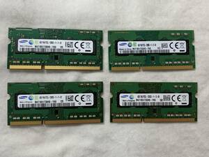 ★SAMSUNG　★4GB　1R×8　PC3L-12800S　4枚　計16GB