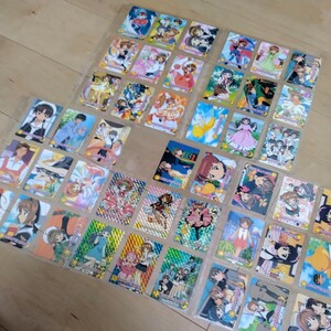 【約44枚】カードキャプターさくら　カード　トレカ　プリズム含む　レア　キラ　バンダイ　1998年頃　CLAMP　コレクション　プラ時
