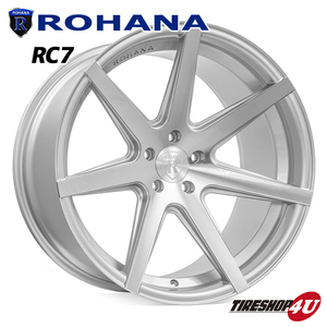 正規品 4本セット Rohana ロハナ RC7 20X9.0J 5/114.3 シルバー 厳選タイヤ 245/45R20 Toyota Harrier Hybrid AVU65 ハリアー 60系