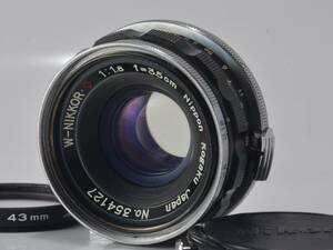 [優良品☆カビクモリなし] Nikon (ニコン) W-NIKKOR C 35mm F1.8 ニコンSマウント 整備済 [保証] (52802)