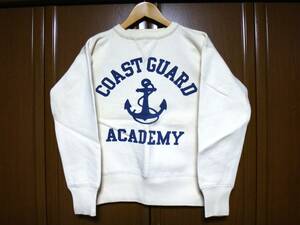 BOOTLEGGERS REUNION （ブートレガーズ リユニオン） スウエット「COAST GUARD ACADEMY」38 オートミール FREEWHEELERS フリーホイーラーズ