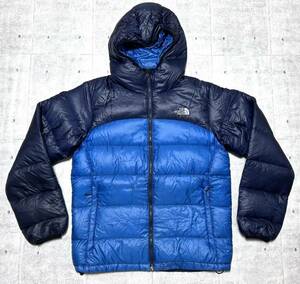 THE NORTH FACE アコンカグア フーディー ダウンジャケット　　ダウンパーカー ノースフェイス バイカラー ツートーン アウトドア 玉8898