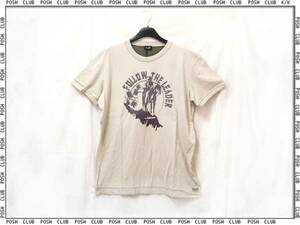 D&G＊ドルガバ＜RT0088＞丸首＊半袖＊Tシャツ＊ベージュ＊L