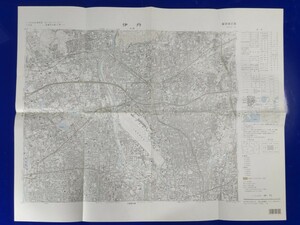 25000分の1地形図【伊丹】国土地理院発行・平成7年緊急修正測量・平成7年発行　《大阪国際空港・豊中・伊丹・池田・川西・阪神大震災直後》