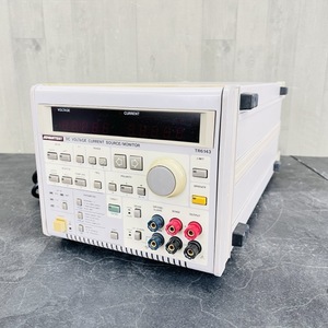 ADVANTEST 直流電圧電流発生器 【中古】アドバンテスト TR6143 直流電圧・電流源 モニター/55971