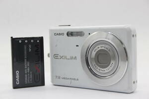 【返品保証】 カシオ Casio Exilim EX-Z77 ホワイト 3x バッテリー付き コンパクトデジタルカメラ s8881