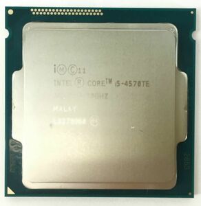 Core i5 4570TE ×1枚 Intel CPU 2.70GHz SR17Z 2コア ソケット FCLGA1150 デスクトップ用 BIOS起動確認済 即決【中古品】【送料無料】
