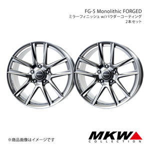 MKW FG-5ランドクルーザー 200系 2014/8～ ホイール2本セット【22×10.0J 5-150 +51 ミラーフィニッシュ w/パウダーコーティング】TRISTAR