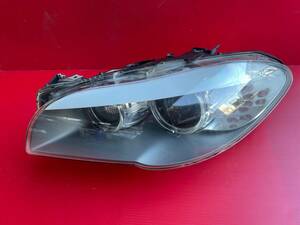 BMW 5シリーズ FP25 523I 前期 F10 純正 ヘッドランプ　ヘッドライト　 左 HID 1ZS 010 131-43　（B6-5　1233）