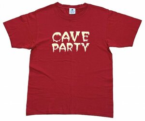 良品 クロマニヨンズ CAVE PARTY ケイヴ パーティー プリント 半袖 Tシャツ / ツアー