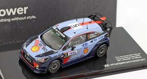ixo　1/43　ヒュンダイ・i20 クーペ WRC　#5　T．ヌービル　2017ラリー・ツールドコルス優勝