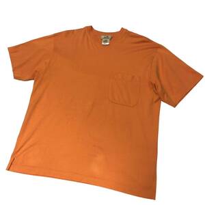 ▼HERMES エルメス Tシャツ オレンジ サイズM Hロゴ メンズ 男性用 イタリア製 トップス 半袖 RC3829