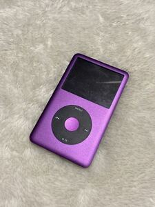 希少Apple iPod classic 第6.5世代 160GBから512GB パープル　紫色 青カスタム　改造 MC297J MC293J