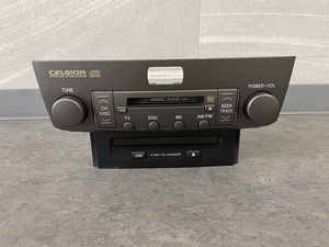 TOYOTA トヨタ UCF30 UCF31 セルシオ 純正 CD MD プレーヤー パイオニア 86120-50631 中古品 305