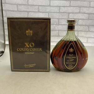 【酒G-9】 COURVOISIER XO クルボアジェ COGNAC コニャック ブランデー 750ml 80PROOF 未開栓