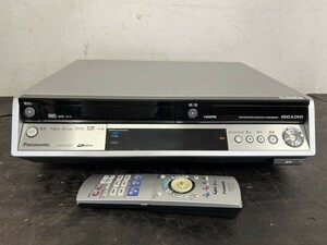 動作確認済み！パナソニックDMR-EX200V VHS一体型HDD&DVDレコーダー リモコンあり