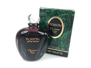 希少　クリスチャン・ディオール　ChristianDior　プアゾン　POISON　オードトワレ　50ml　ボトル　残量：8割ほど　YK-2905