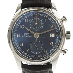 IWC アイダブリューシー シャフハウゼン ポルトギーゼ 世界1000本限定 IW390406 自動巻き クロノグラフ【90000071】中古