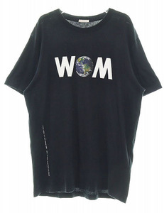 モンクレール MONCLER × FRGMT CREW NECK S/S TEE BLACK M G209U8C0008 8392B フラグメント コラボ クルー ネック Tシャツ ブラック 藤原