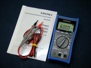HIOKI 日置 DT4251 電圧計 デジタルマルチメータ DMM 中古