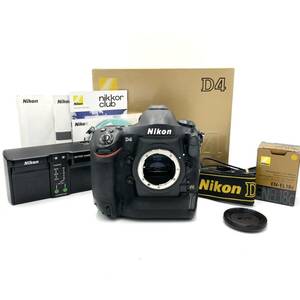 付属品多数★美品★ Nikon ニコン D4 Body ボディ バッテリー劣化度0 デジタル一眼レフカメラ