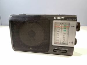 ★SONY 2バンドラジオ ICF-800 AM FM ポータブルラジオ ソニー ラジオ 本体のみ 動作未確認 部品取り 現状品 ジャンク 中古品 管理kame196