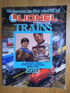 1993年アメリカの鉄道模型LIONEL Trainsのカタログ