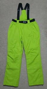 【新品・未使用・タグ無し】スキーウェア スノボウェア パンツ メンズ サイズL 黄緑
