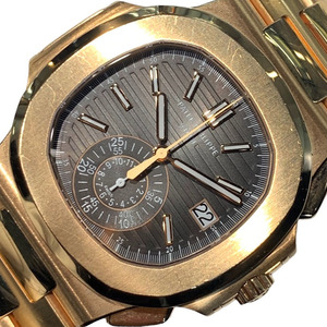 パテック・フィリップ PATEK PHILIPPE ノーチラス　クロノグラフ 5980/1R-001 ピンクゴールド 腕時計 メンズ 中古