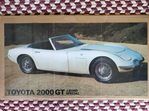 ★TOYOTA2000GT★ボンドカー★ピンナップ★ジャンク