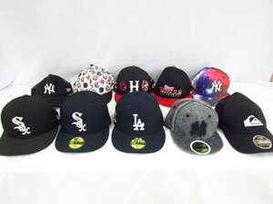 NEW ERA ニューエラ キャップ まとめ売り 帽子 大量 現状品 まとめ ドジャース ホワイトソックス ブルズ 他 中古品 ★5385