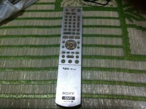 SONY スゴ録 DVDレコーダー用 リモコン RMT-D206J　ジャンク品