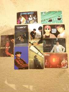 CHAGE and ASKA テレホンカード 10枚セット