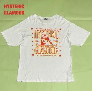 【人気】HYSTERIC GLAMOUR　ヒステリックグラマー　半袖Tシャツ　ヒスガール　ブランドロゴ　クルーネック　ユニセックス　02171CT16