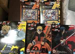 一番くじ ナルト NARUTOP99-豪華絢爛忍絵巻-☆A.B.C.D.ラストワン賞セット　ナルト　ミナト　イタチ 　　未開封