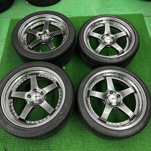 深リム！程度良好　SSR SP4 19×8.5J+30 9.5J+30 ブリヂストンポテンザ245/35R19 285/35R19 2022年製造　スープラ　Z34