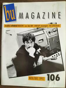 ★輸入誌『bu - 106』 beatles unlimited magazine 1992年 新品！良品(表紙にダメージ有)即決！