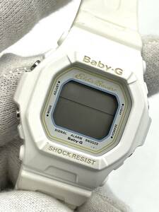 【電池切れ】CASIO　カシオ　BG-5600BK BABY-G　ベイビージー　ホワイト　デジタル　ケース幅3.8