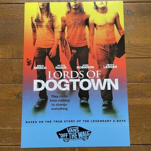 新品ポスター『ロード・オブ・ドッグタウン』（Lords of Dogtown）#2★Z-Boys/Zephyr/ゼファー/ジェイ・アダムス/トニー・アルヴァ/VANS