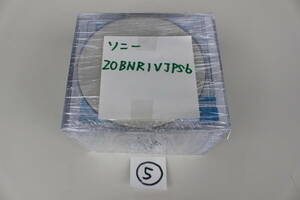 ⑤ ソニー SONY 20BNR1VJPS6 [録画用BD-R 1回録画用 25GB 片面1層 6倍速 20枚パック プリンタブル] 未使用 パッケージなし 動作未確認品