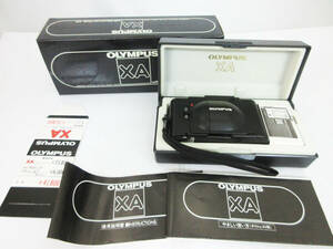 SH6013【ビンテージ カメラ】OLYMPUS XA★オリンパス コンパクトカメラ★フィルムカメラ★箱 取扱説明書付き★現状品★