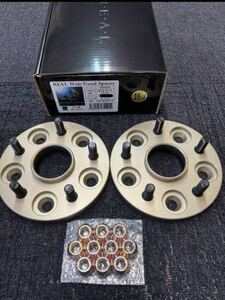 KSP製 REAL ワイトレ ワイドトレッドスペーサー 1台分 4個セットPCD100 5H 15mm プリウス 86 BRZ ウィッシュ