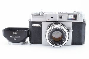 MAMIYA マミヤ MAMIYA-SEKOR 1:1.9 f=4.8cm レンズ付き フィルムカメラ　レンズフード付