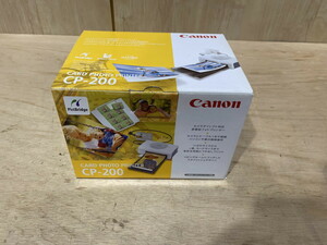 【１４－０４】Canon　キャノン　CARD PHOTO PRINTER　カードフォトプリンタ　CP-200　プリンター　未使用品　長期保管品