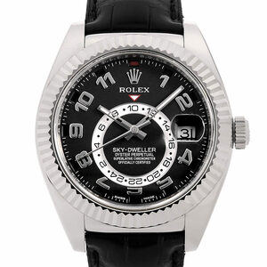 ロレックス スカイドゥエラー 326139 ブラック ランダム番 中古 メンズ 腕時計