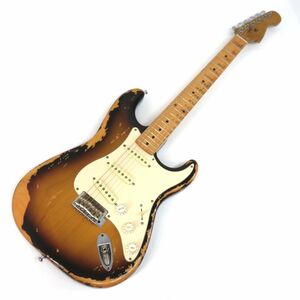 092s☆Component コンポーネント Stratocaster Relic サンバースト Fender Body ストラトキャスター エレキギター ※中古