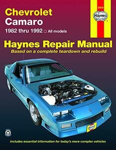 送料無料 (沖縄・離島除く) 1982～1992y CHEVROLET CAMARO シボレー カマロ　Haynes　リペアマニュアル　整備本