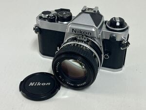 517h Nikon ニコン FE フィルムカメラ NIKKOR 50mm 1:1.4 