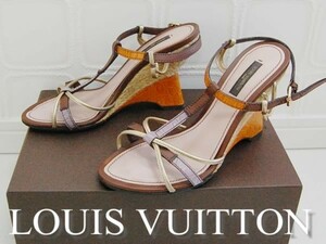 ▼ルイ・ヴィトン▼LOUIS VUITTON▼ミュール37 24cm▼サンダル▼ルイヴィトン